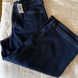 Torrid cropped wide leg jeans